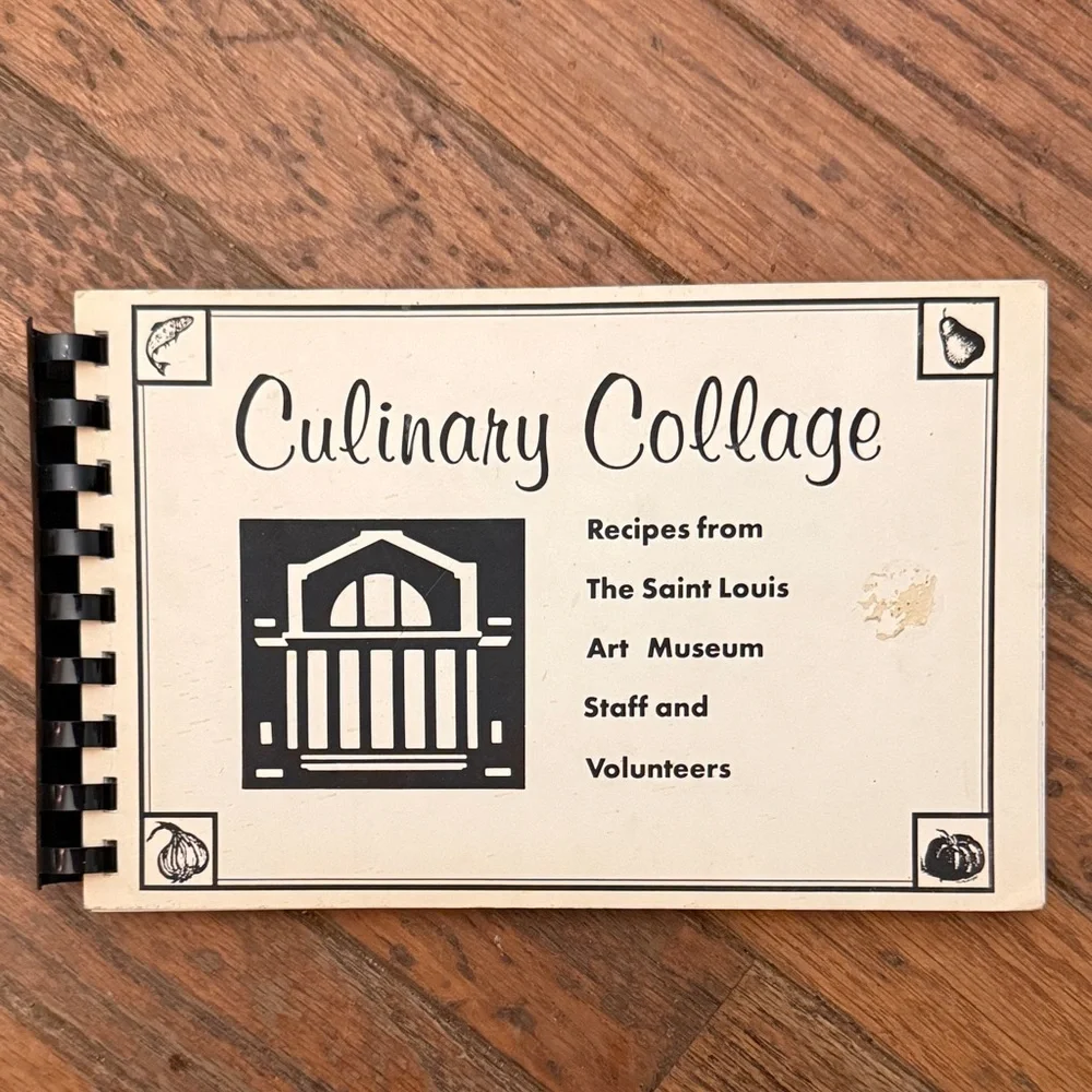 Vintage Culinary Collage 1991 Recipe Book